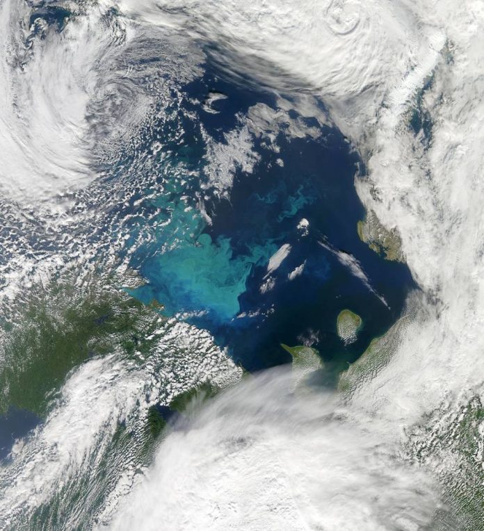 H Θάλασσα Μπάρεντς (Photo: Norman Kuring - NASA Earth Observatory)